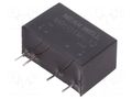 Converter: DC/DC; 1W; Uin: 10.8÷13.2VDC; Uout: 12VDC; Iout: 84mA MEAN WELL MDS01M-12