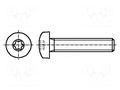 Screw; M4x20; 0.7; Head: button; Torx®; TX20; ISO 14583 BOSSARD B4X20/BN20038