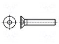 Screw; M2x8; 0.4; Head: countersunk; hex key; HEX 1.3mm; DIN 7991 BOSSARD B2X8/BN4719