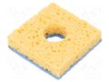 Tip cleaning sponge; for stand; 55x55mm ERSA ERSA-SPONGE