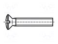 Screw; M6x60; 1; Head: countersunk; slotted; 1.6mm; steel; zinc BOSSARD B6X60/BN368
