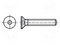 Screw; M6x10; 1; Head: countersunk; hex key; HEX 4mm; steel; zinc BOSSARD B6X10/BN1422