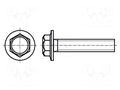 Screw; with flange; M4x12; 0.7; Head: hexagonal BOSSARD B4X12/BN5951