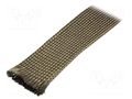 Insulating tube; basalt fiber; khaki; -260÷560°C; Øint: 40mm; L: 5m FAVIER TBA-40-KH-5