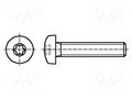 Screw; M4x10; 0.7; Head: button; Torx®; TX20; A2 stainless steel BOSSARD B4X10/BN5687