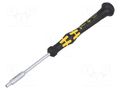 Screwdriver; 6-angles socket; precision; ESD; Blade length: 60mm WERA WERA.1569/2.5