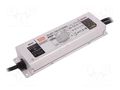 Power supply: switching; LED; 149.8W; 107÷214VDC; 700mA; IP67; ELGT MEAN WELL ELGT-150-C700D2