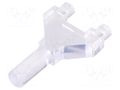Fiber for LED; Ø: 3mm; L: 17mm; round; with PCB mounting; UL94V-2 FIX&FASTEN FIX-LEM-180