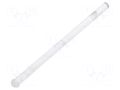 Fiber for LED; Ø2mm; L: 29.2mm; round; Front: convex; straight FIX&FASTEN FIX-LEM-193