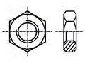 Nut; hexagonal; M2; 0.4; acid resistant steel A4; BN 631; DIN 439B BOSSARD B2/BN631