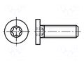 Screw; M5x20; 0.8; Head: cheese head; Torx®; TX15; steel; zinc BOSSARD B5X20/BN9524
