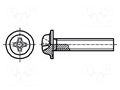 Screw; with flange; M5x20; 0.8; Head: button; Phillips; PH2 BOSSARD B5X20/BN5952