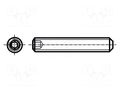 Screw; M3x20; 0.5; Head: without head; hex key; HEX 1.5mm; steel BOSSARD B3X20/BN28