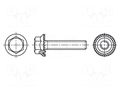 Screw; with flange; M8x16; 1.25; Head: hexagonal; steel BOSSARD B8X16/BN73