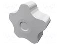 Knob; Ø: 40mm; Int.thread: M6; 18mm; H: 27mm; technopolymer PP ELESA+GANTER VCT.40B-M6-C6