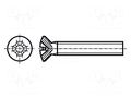 Screw; M3x25; 0.5; Head: countersunk; Phillips; PH1; steel; zinc BOSSARD B3X25/BN392