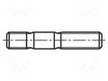 Screw; M10x30; 1.5; Head: without head; steel; zinc; DIN 939 BOSSARD B10X30/BN1434