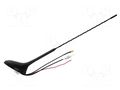 Antenna; car top,automotive; 0.41m; AM,FM,GPS; black PER.PIC. A00024