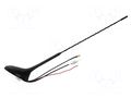 Antenna; car top,automotive; 0.41m; AM,FM,GPS; black PER.PIC. A00024