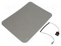 Mat: table set; ESD; L: 610mm; W: 450mm; Thk: 2mm; grey (bright) BERNSTEIN BRN-9-367