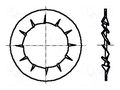 Washer; conical; M4; D=8mm; h=1.85mm; spring steel; DIN 6798V BOSSARD B4/BN786