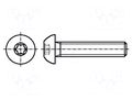 Screw; M3x16; 0.5; Head: button; Torx®; TX10; steel; zinc; ISO 7380 BOSSARD B3X16/BN6404