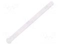Fiber for LED; Ø2mm; L: 21.8mm; round; Front: convex; straight FIX&FASTEN FIX-LEM-141V0