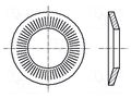 Washer; conical; M12; D=27mm; h=3.1mm; spring steel; Plating: zinc BOSSARD B12/BN13292