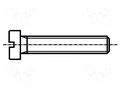 Screw; M1.4x16; 0.3; Head: cheese head; slotted; steel; DIN 84A BOSSARD B1.4X16/BN402