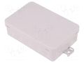Enclosure: junction box; X: 85mm; Y: 130mm; Z: 37mm; IP55; grey; 2K SPELSBERG 2K-16-AB-L