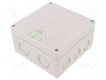 Enclosure: junction box; X: 140mm; Y: 140mm; Z: 79mm; polystyrene SPELSBERG ABOX100-10
