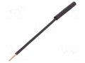 Adapter; black; 32A; Overall len: 130mm; Socket size: 4mm; 1kV STÄUBLI A-SLK4-R