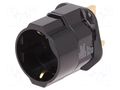 Adapter; Plug: with earthing; Colour: black GOOBAY PLUG-45352