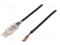 Module: cable integrated; RS422,USB; lead; 1.8m; USB A FTDI USB-RS422-WE-18