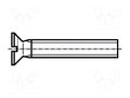 Screw; M5x20; 0.8; Head: countersunk; slotted; 1.2mm; polyamide BOSSARD B5X20/BN1066