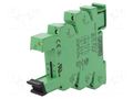 Socket; PIN: 8; for DIN rail mounting; -40÷60°C; 14x80x94mm PHOENIX CONTACT PLC-BSC-24DC/21-21