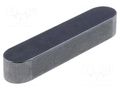 Parallel key; BN 870; DIN 6885; carbon steel; W: 2mm; H: 2mm; L: 20mm BOSSARD B2X2X20/BN870