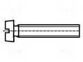 Screw; M1.6x16; 0.35; Head: cheese head; slotted; DIN 84A; ISO 1207 BOSSARD B1.6X16/BN651