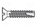Screw; 2.9x9.5; Head: countersunk; slotted; 0.8mm; hardened steel BOSSARD B2.9X9.5/BN1015