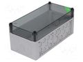 Enclosure: junction box; X: 150mm; Y: 300mm; Z: 132mm; polycarbonate SPELSBERG AKI-1-T