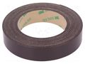 Tape: magnetic; W: 19mm; L: 5m; Thk: 0.84mm; acrylic; brown; -40÷71°C 3M 3M-1316-19-5