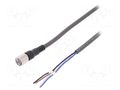 Cable: for sensors/automation; M8; PIN: 4; straight; 2m; plug PANASONIC CN-24A-C2