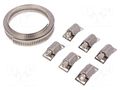 Worm gear clamp; W: 14mm; chrome steel AISI 430; EB; W4 MPC INDUSTRIES MPC-EB414BL