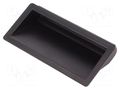 Holder; ABS; black; H: 16mm; L: 40mm; W: 90mm; handle MENTOR MR-3234.2003