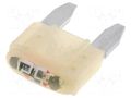 Fuse: fuse; 25A; 12VDC; automotive; 10.9mm; SMART GLOW LITTELFUSE 0MINI025.HXGLO