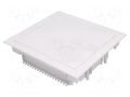 Enclosure: for modular components; IP30; plaster embedded; white ELEKTRO-PLAST NASIELSK EPN-2001-00