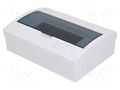 Enclosure: for modular components; IP40; white; No.of mod: 12 ELEKTRO-PLAST NASIELSK EPN-2403-01