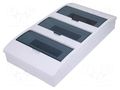 Enclosure: for modular components; IP40; white; No.of mod: 36 ELEKTRO-PLAST NASIELSK EPN-2406-01