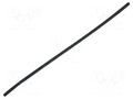 Heat shrink sleeve; glueless; 2: 1; 3.2mm; L: 1m; black; polyolefine CYG/KTG CB-HFT3.2/1M-BK