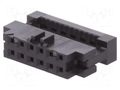 Connector: IDC; plug; female; PIN: 12; Minitek; IDC; 2mm; 2x6; 1mm AMPHENOL COMMUNICATIONS SOLUTIONS 89361-712LF